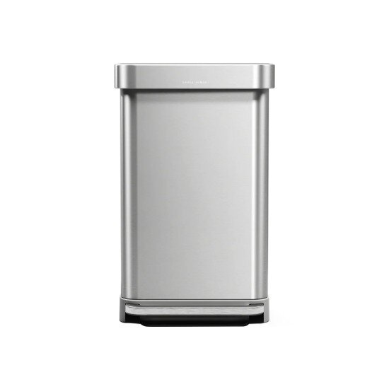 SimpleHuman Кошче за боклук с педали 45 L неръждаема стомана -