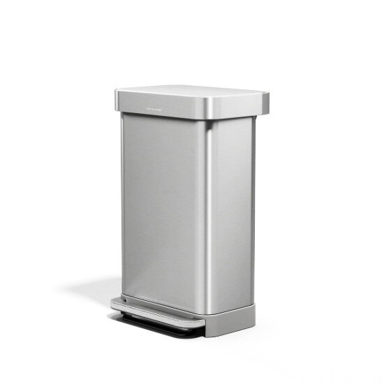 SimpleHuman Кошче за боклук с педали 45 L неръждаема стомана -