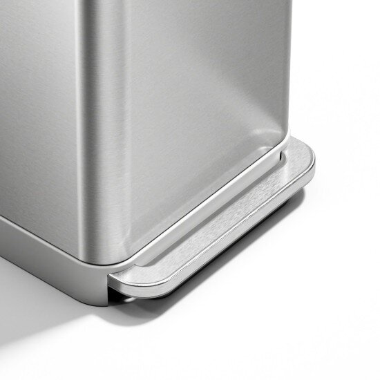 SimpleHuman Кошче за боклук с педали 45 L неръждаема стомана -