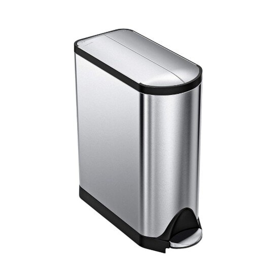 SimpleHuman Кошче за боклук с педали 45 L неръждаема стомана -