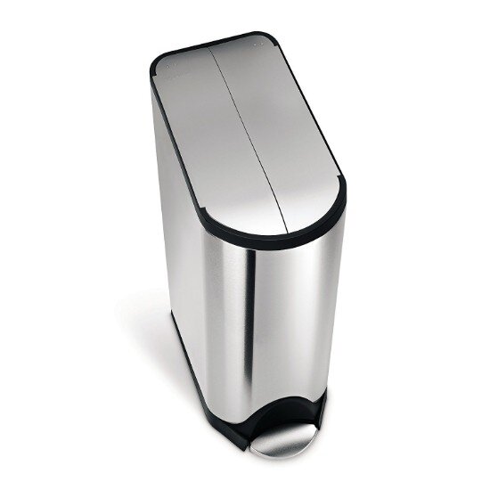 SimpleHuman Кошче за боклук с педали 45 L неръждаема стомана -