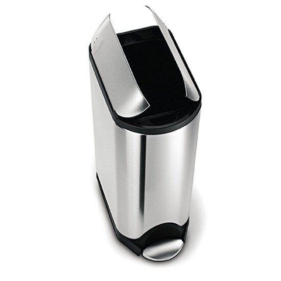 SimpleHuman Кошче за боклук с педали 45 L неръждаема стомана -