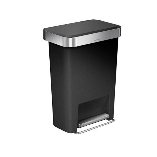 SimpleHuman Кошче за боклук с педали 45 L пластмасово -