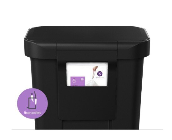 SimpleHuman Кошче за боклук с педали 45 L пластмасово -