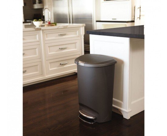 SimpleHuman Кошче за боклук с педали 50 L пластмасово -
