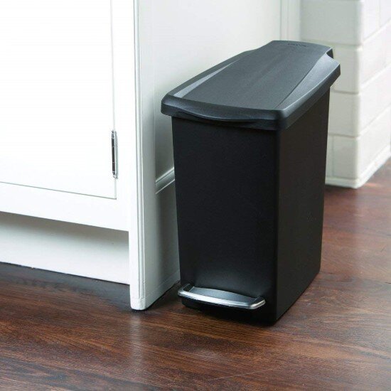 SimpleHuman Кошче за боклук с педали Slim 10 L -