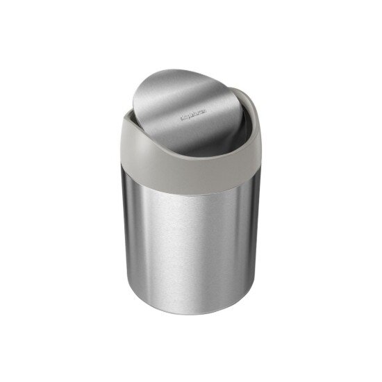 SimpleHuman Настолно мини кошче за боклук 1.5 L неръждаема стомана -