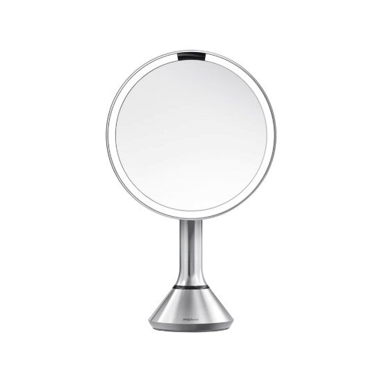 SimpleHuman Огледало за грим с контрол на яркостта 20 см Brushed -
