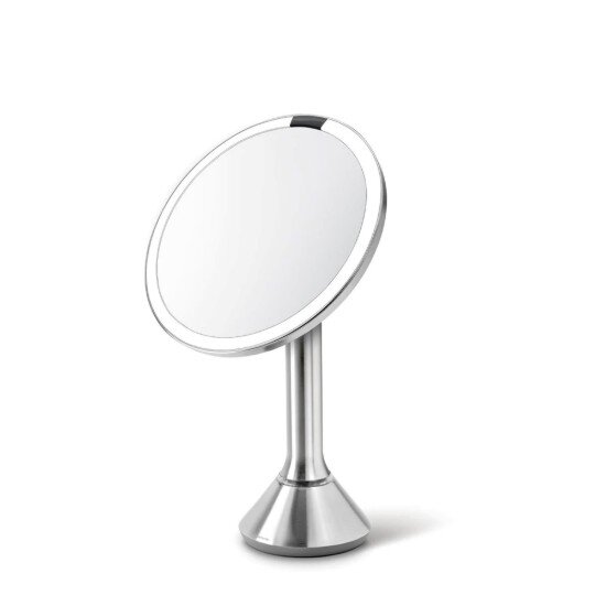 SimpleHuman Огледало за грим с контрол на яркостта 20 см Brushed -