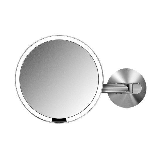 SimpleHuman Огледало за грим със сензор стенен монтаж 23 см -