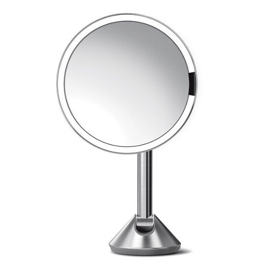 SimpleHuman Огледало за грим със сензор стенен монтаж 23 см -
