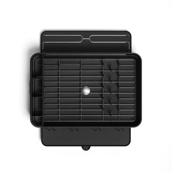 SimpleHuman Отцедник за съдове неръждаема стомана 56.6 x 51.4 x 29.2 см матово