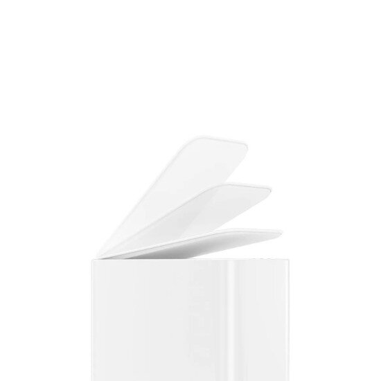 SimpleHuman Педално кошче за боклук 5 л неръждаема стомана бяло -
