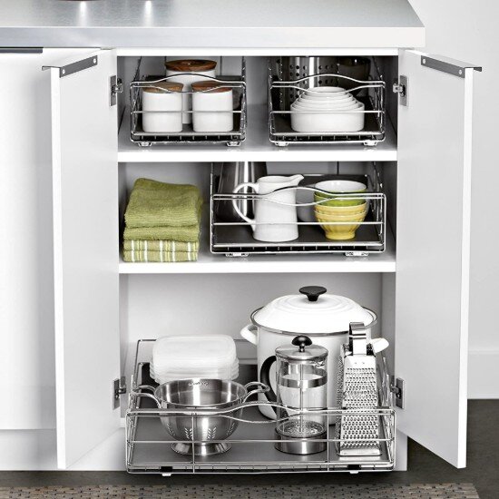 SimpleHuman Плъзгащ се органайзер за шкаф 502 х 508 см - марка ""