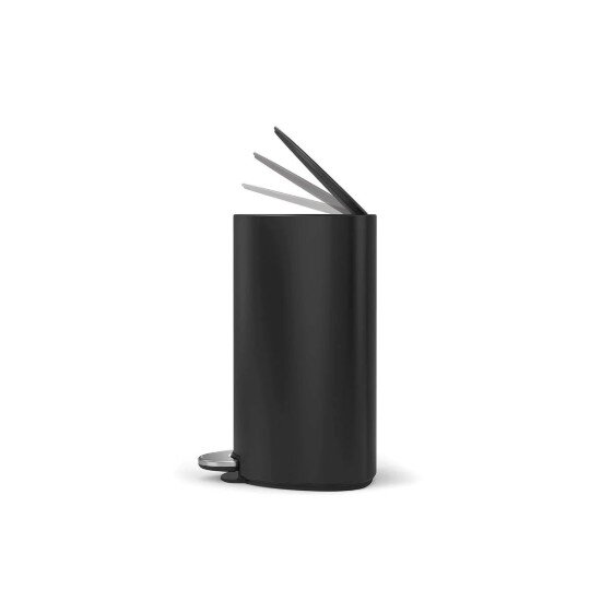 SimpleHuman Полукръгъл кош за боклук с педал 6 л неръждаема стомана Matte Black