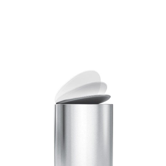 SimpleHuman Полукръгъл кошче за боклук с педал 6 л неръждаема стомана Brushed -