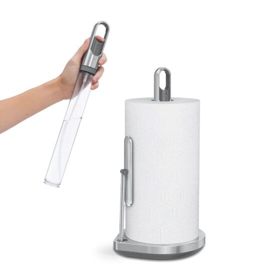 SimpleHuman Поставка за хартиени кърпи с включен спрей 381 см Brushed - simpleh