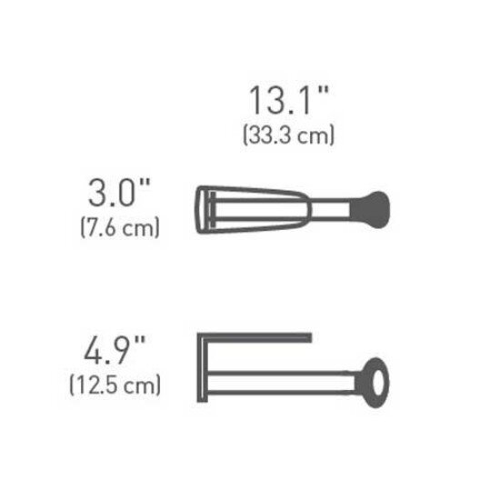 SimpleHuman Поставка за ролка хартиени кърпи 333 см неръждаема стомана - simple