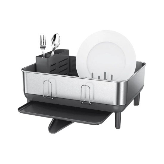 SimpleHuman Поставка за сушене на съдове неръждаема стомана 394x38x19 см - simp