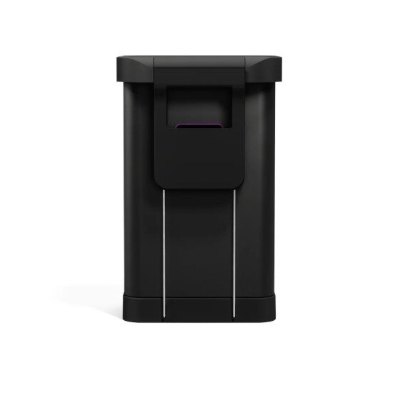 SimpleHuman Правоъгълен кош за боклук 45 л с педал Matte Black -