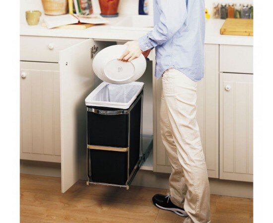 SimpleHuman Прибираща се кофа за боклук 30 L -
