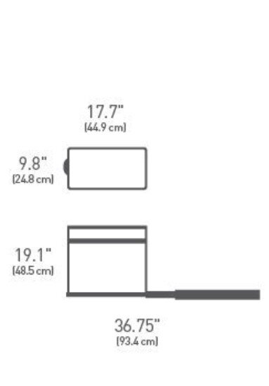 SimpleHuman Прибираща се кофа за боклук 30 L -