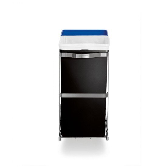 SimpleHuman Прибираща се кофа за боклук с две отделения 35 L -