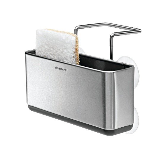 SimpleHuman Стойка за мивка caddy 2 отделения неръждаема стомана -