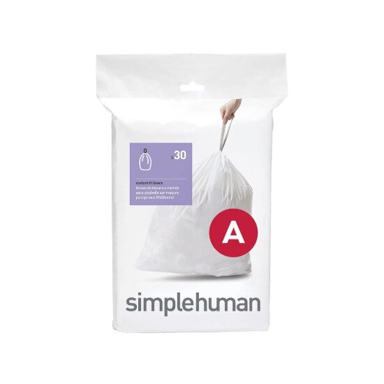 SimpleHuman Торби за боклук код А 45 л / 30 бр. пластмасови -