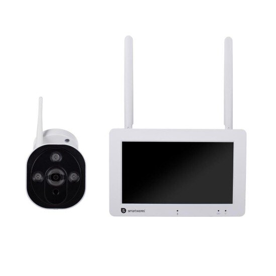 Smartwares Комплект безжични охранителни камери Full HD 7" -