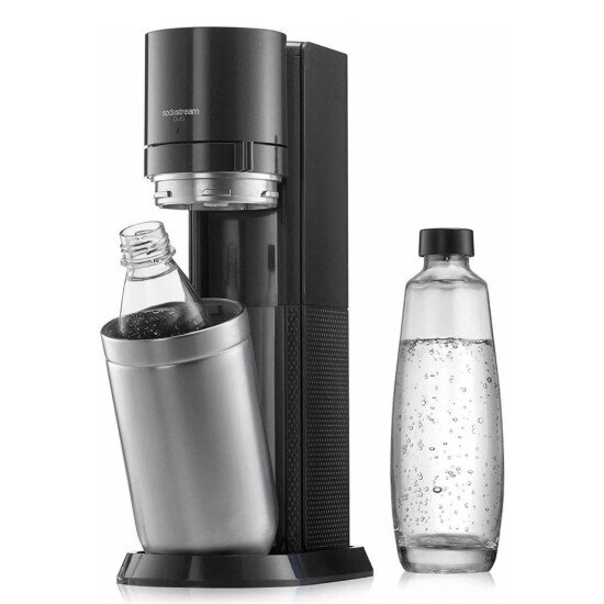 Sodastream Уред за сода DUO 2 бутилки в комплекта черен металик -
