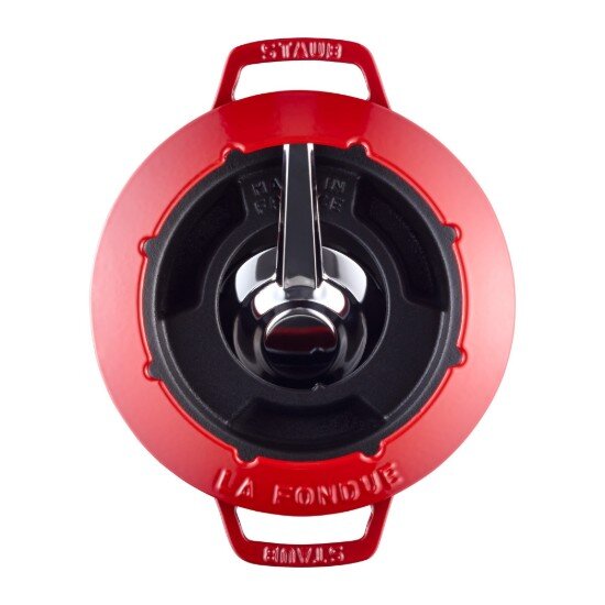 Staub 20 см чугун фондю комплект Cherry -