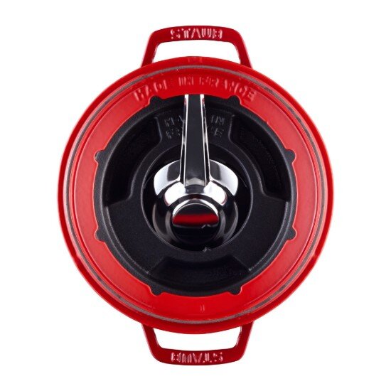 Staub 20 см чугун фондю комплект Cherry -