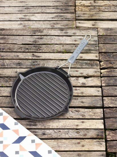 Staub Чугунен грил тиган 27 см Black -