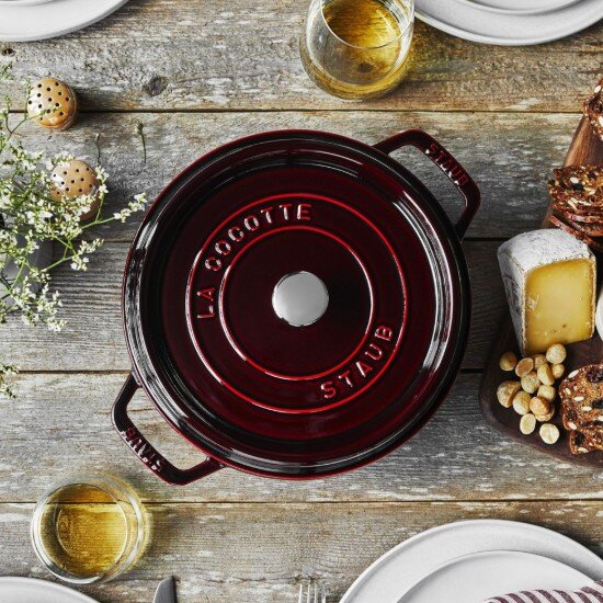Staub Чугунен съд за готвене Cocotte 24 см/38 л Гренадин -