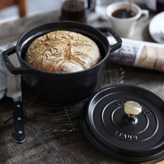 Staub Чугунен съд за готвене Cocotte 24 см/38л Black -