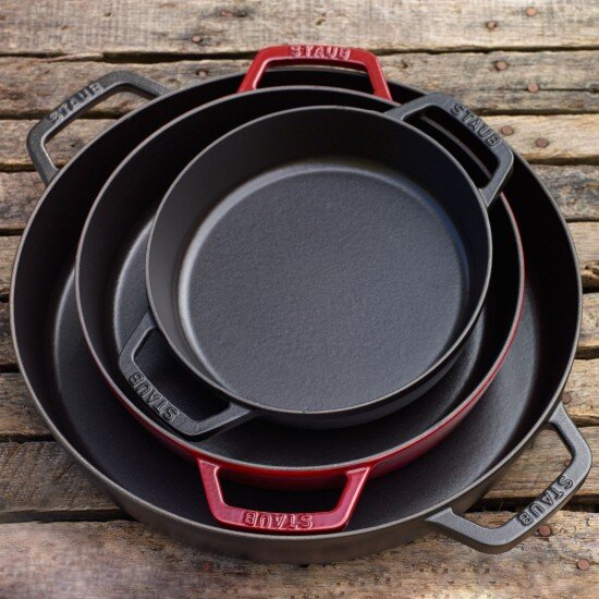 Staub Чугунен тиган 34 см Black -