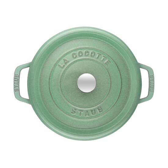 Staub Чугунена тенджера Cocotte 24 см / 37 л Sage -