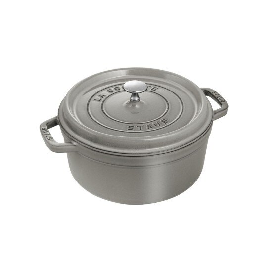 Staub Чугунена тенджера Cocotte 24 см/38 л Graphite Grey -