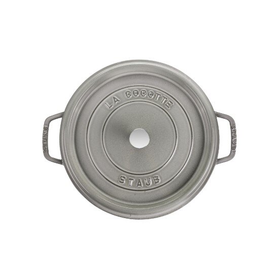 Staub Чугунена тенджера Cocotte 24 см/38 л Graphite Grey -