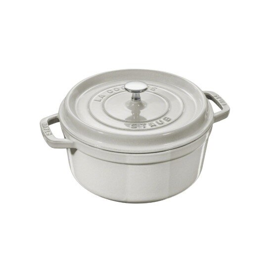 Staub Чугунена тенджера Cocotte 24 см/38 л White Truffle -