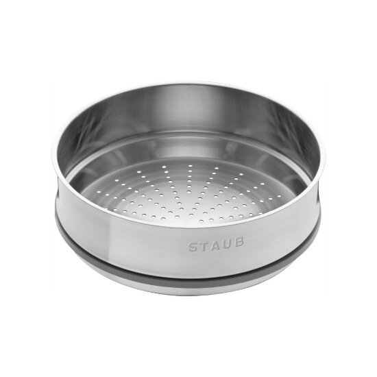 Staub Чугунена тенджера за готвене Cocotte с аксесоар за готвене на пара 2