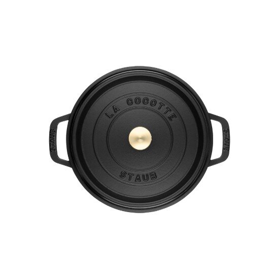 Staub Cocotte тенджера чугун 16 см/12 л Black -
