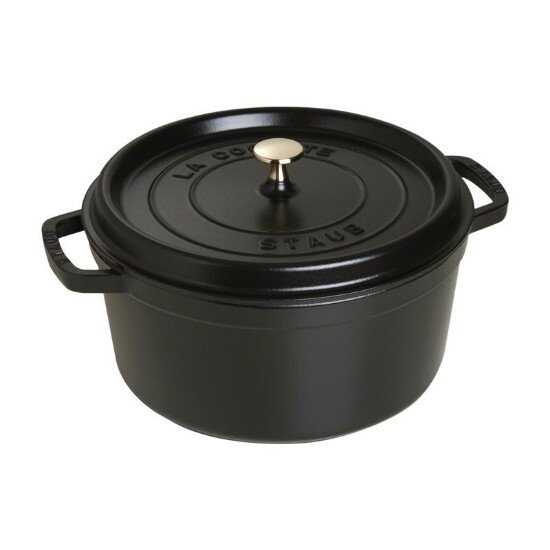 Staub Cocotte тенджера чугун 28 см/67 л Black -