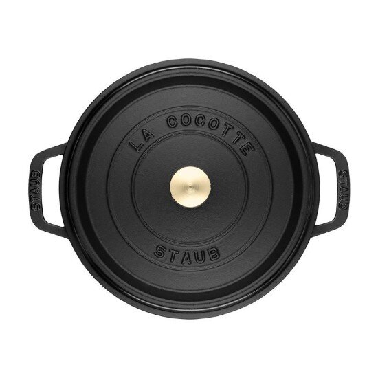 Staub Cocotte тенджера чугун 28 см/67 л Black -