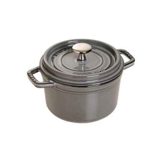 Staub Кокотен съд за готвене 16 см/12 л Graphite Grey -