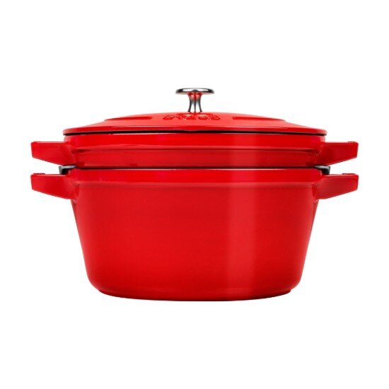 Staub Комплект 2 съдове Cocotte чугун 24 см Cherry -