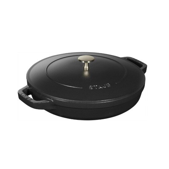Staub Комплект съдове Cocotte от 3 части 24 см чугун черен -