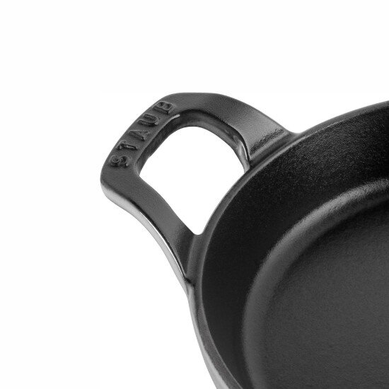 Staub Кръгъл съд за фурна чугун 16 см Graphite Grey -