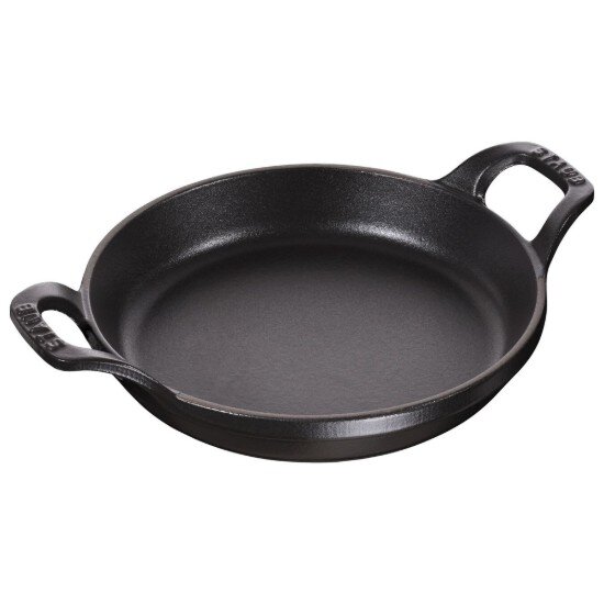 Staub Кръгъл съд за фурна чугун 20 см Black -